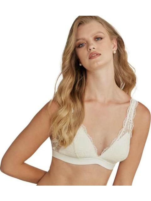 TOP BRALETTE MARFIL LOVE TO LOUNGE
