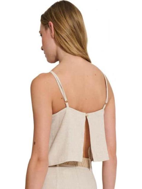 TOP DE LINO BEIGE HOLLY LAND