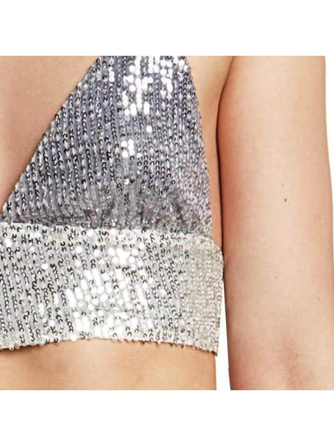 TOP LENTEJUELA GRIS HOLLY LAND PREMIUM