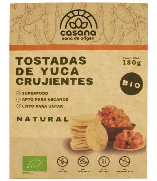 TOSTADAS YUCA 180 G CASANA