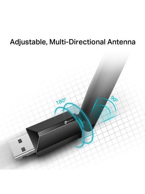 TP-LINK ADAPTADOR DE RED USB ARCHER T2U PLUS INALAMBRICO WLAN 600MBIT-S 2.4-5GHZ