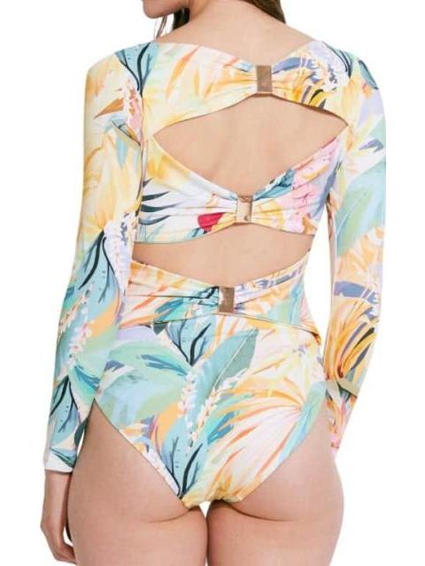 TRAJE DE BAÑO MANGA LARGA BEIGE/HUESO HOLLY LAND