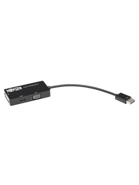 TRIPP LITE BY EATON ADAPTADOR DISPLAYPORT MACHO - HDMI-DVI-VGA HEMBRA NEGRO