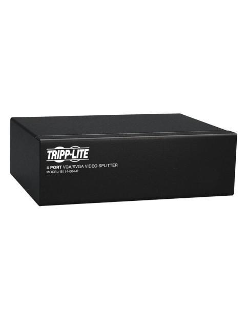 TRIPP LITE DIVISOR DE VIDEO DE 4 PUERTOS VGA DE ALTA RESOLUCION 350MHZ CON REFORZADOR DE SENAL
