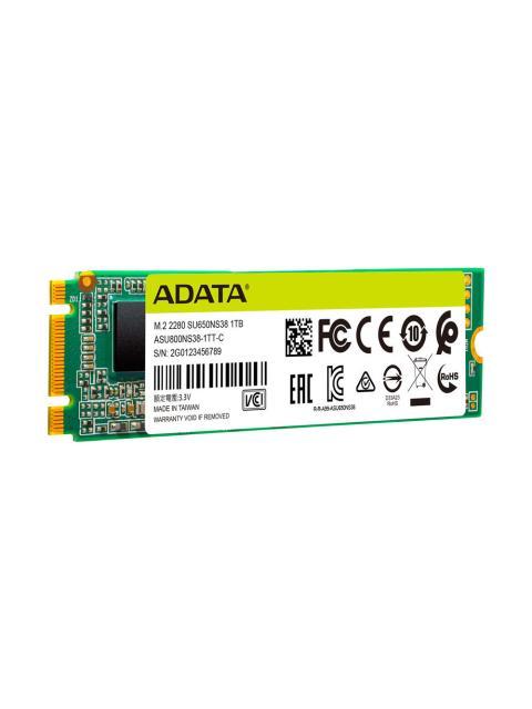 UNIDAD DE ESTADO SOLIDO ADATA ULTIMATE SU650 M.2 SATA 1TB 2280 ASU650NS381TTC