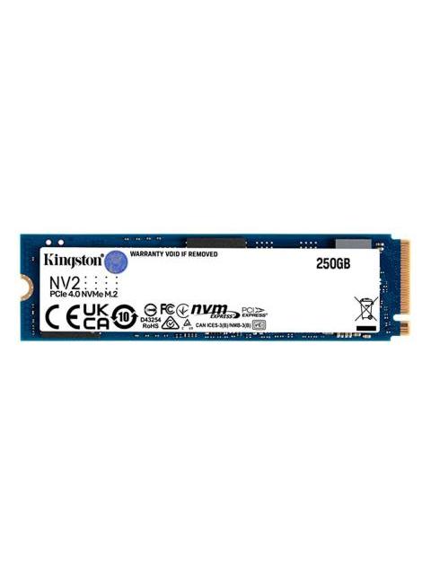 UNIDAD DE ESTADO SOLIDO SSD M.2 250GB KINGSTON NV2 PCIE 4.0 NVME SNV2S 250G