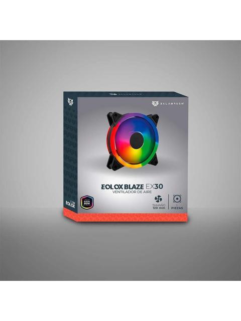 VENTILADOR DE 120MM BALAM RUSH EOLOX BLAZE EX30 VELOCIDAD 1200 RPM FLUJO DE AIRE 31.3 CFM