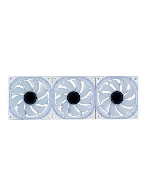 VENTILADOR GAME FACTOR FKG500-BK RGB 120MM 1900RPM BLANCO - 3 PIEZAS