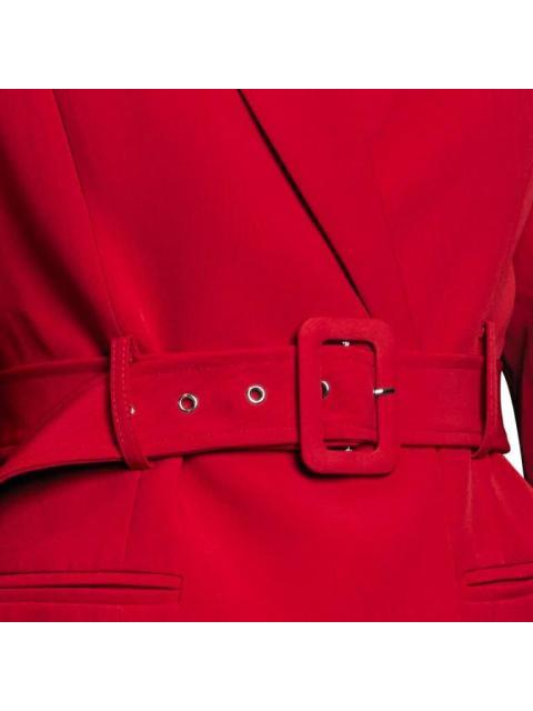 VESTIDO BLAZER CON CINTURON ROJO HOLLY LAND