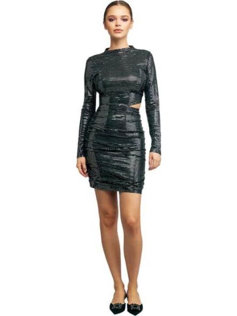 VESTIDO BRILLOS PLATA HOLLY LAND PREMIUM