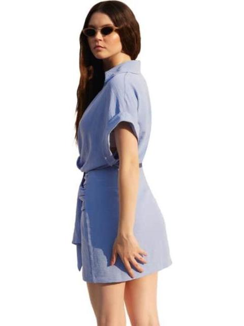 VESTIDO CAMISERO AZUL HOLLY LAND