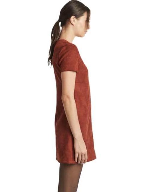 VESTIDO MINI MANGA CORTA CAFE HOLLY LAND