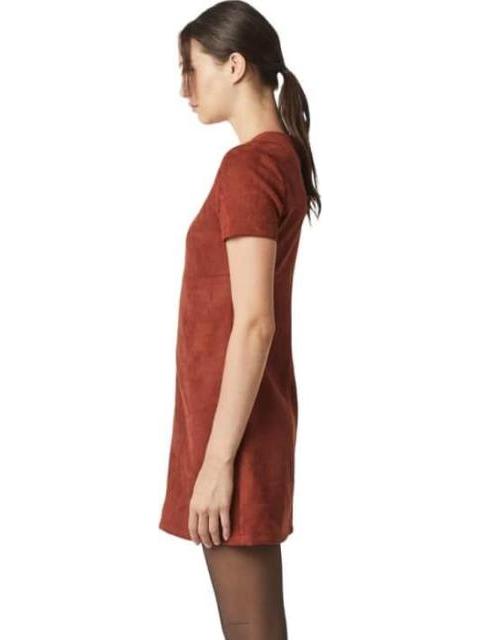 VESTIDO MINI MANGA CORTA CAFE HOLLY LAND