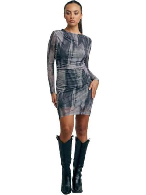 VESTIDO MESH MANGA LARGA NEGRO HOLLY LAND