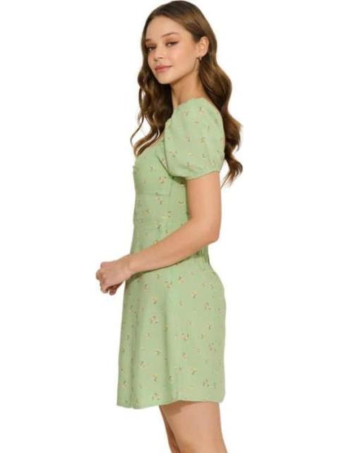 VESTIDO ESTAMPADO VERDE HOLLY LAND