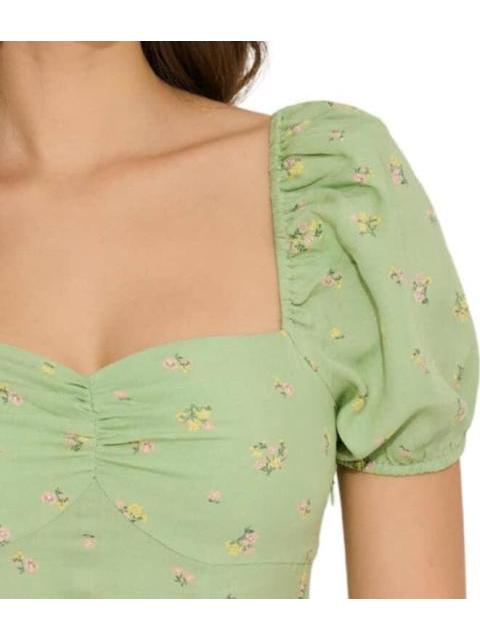 VESTIDO ESTAMPADO VERDE HOLLY LAND