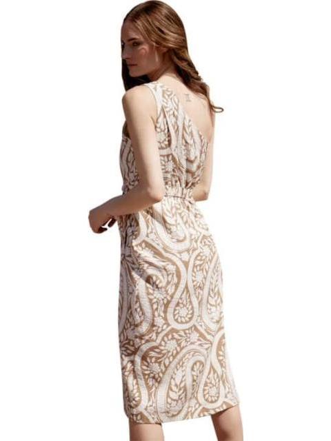 VESTIDO LARGO ASIMETRICO CAFE HOLLY LAND