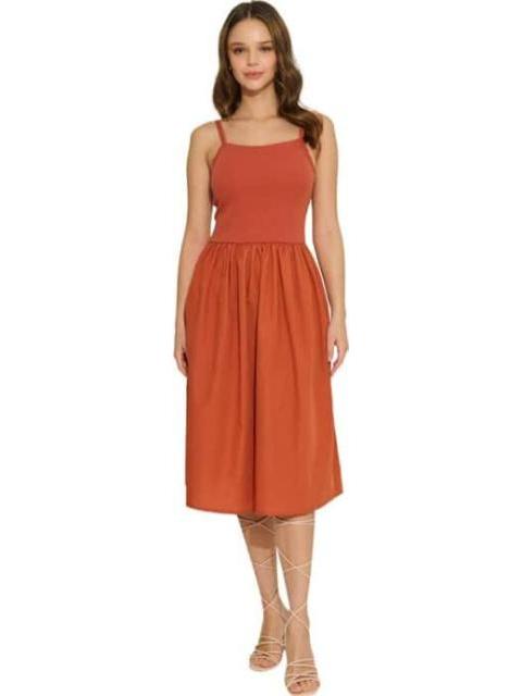 VESTIDO LARGO CON COPAS NARANJA HOLLY LAND