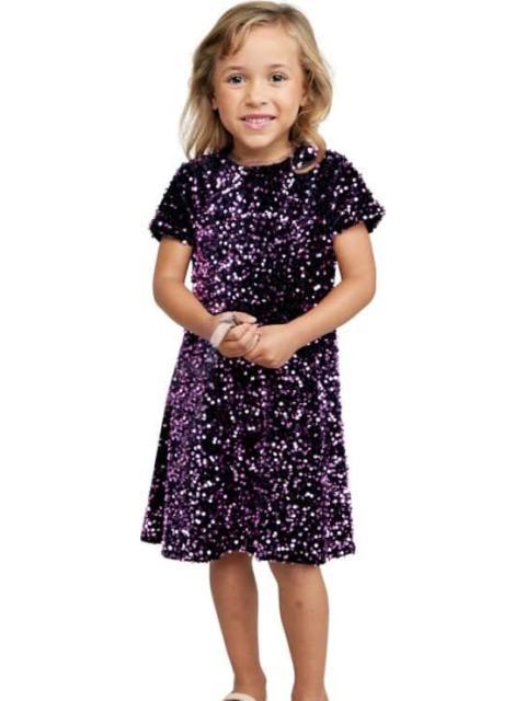 VESTIDO LENTEJUELAS ROSA HOLLY LAND KIDS