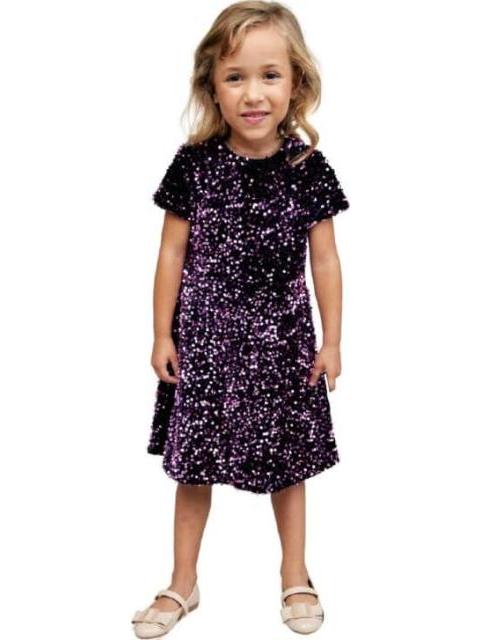VESTIDO LENTEJUELAS ROSA HOLLY LAND KIDS