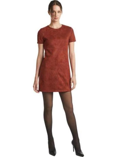 VESTIDO MINI MANGA CORTA CAFE HOLLY LAND