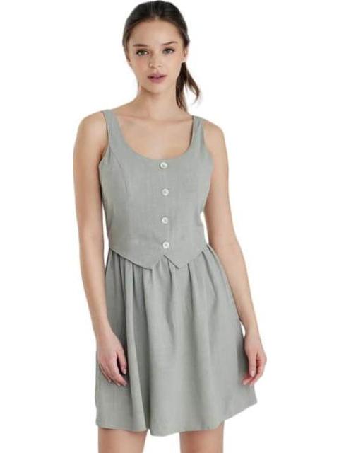 VESTIDO SIN MANGAS AZUL MENTA HOLLY LAND