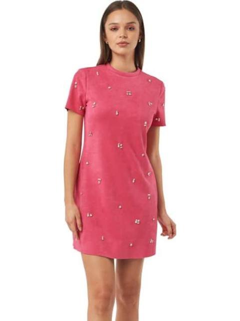 VESTIDO CON PEDRERIA ROSA HOLLY LAND