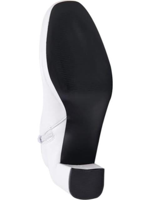 BOTA TACON ANCHO BLANCO YAELI