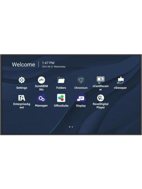 VIEWSONIC CDE4330 PANTALLA COMERCIAL LED 43 4K ULTRA HD NEGRO