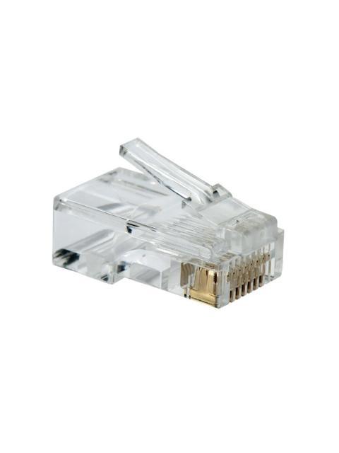 VORAGO CONECTOR RJ-45 TRANSPARENTE 100 PIEZAS