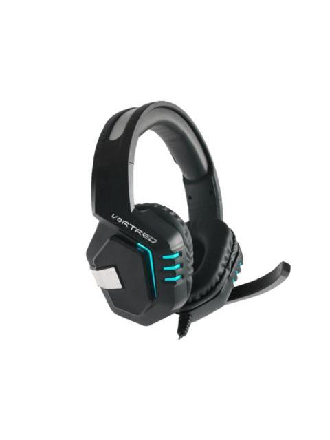 VORTRED AUDIFONOS GAMER V-930112 7.1 ALAMBRICO 1.85 METROS 3.5MM NEGRO