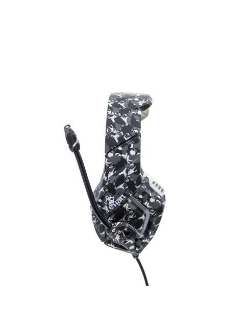 YEYIAN AUDIFONOS GAMER FORCE S3000 ALAMBRICO 2.2 METROS 3.5MM GRIS