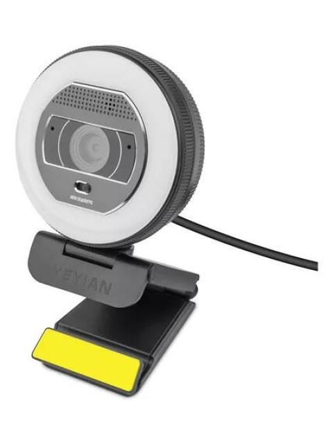 YEYIAN CAMARA FLEXCAM PARA STREAMING CON ILUMINACION MIXTA Y CONTROL REMOTO 2K 2560X1440P A 30 FPS COD H.264 Y 265 CON MIC MOD. YPWQHDAFM1