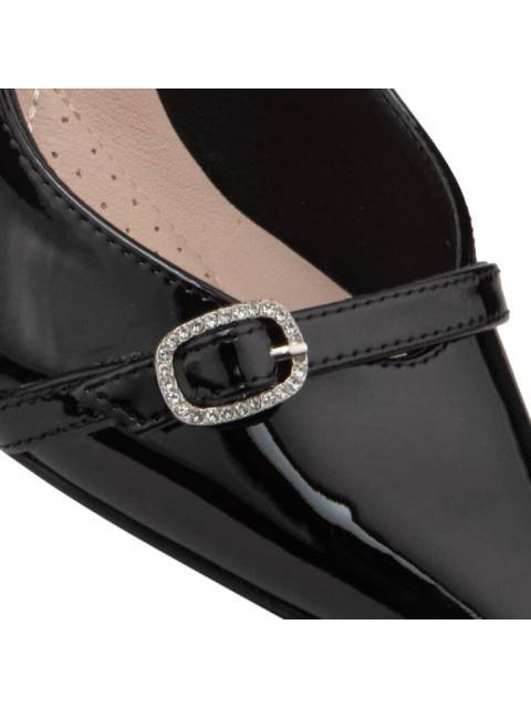 ZAPATILLA CON HEBILLA NEGRO MOLTO BELLO