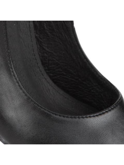 ZAPATILLA DE PIEL CON PULSERA NEGRO CHOPPARD