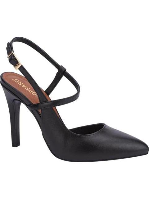 ZAPATILLA DE PIEL DESTALONADA NEGRO CHOPPARD