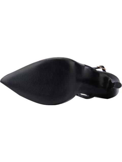 ZAPATILLA DE PIEL DESTALONADA NEGRO CHOPPARD