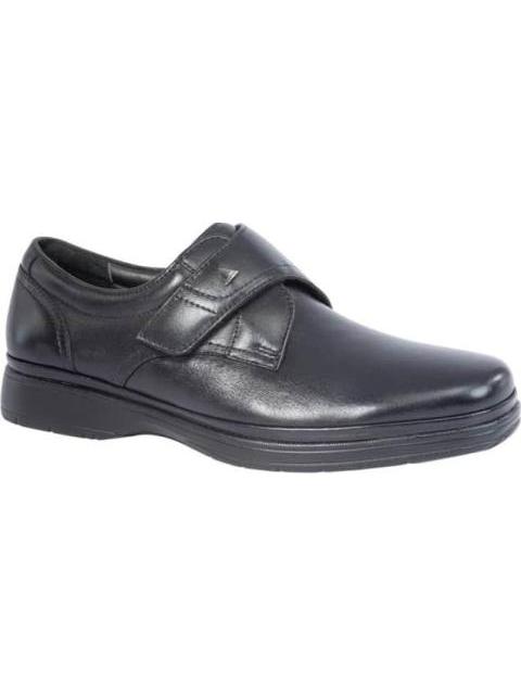ZAPATO CASUAL CON VELCRO NEGRO CALZADO PAZSTOR
