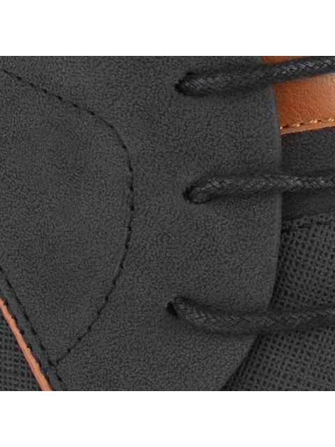 ZAPATO CASUAL DERBY NEGRO PIERRE CARDIN
