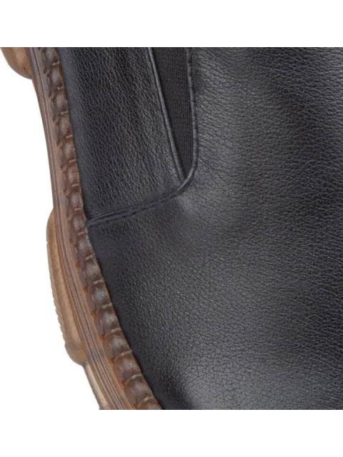 ZAPATO DE PIEL NEGRO SCHATZ COMFORT FLEX